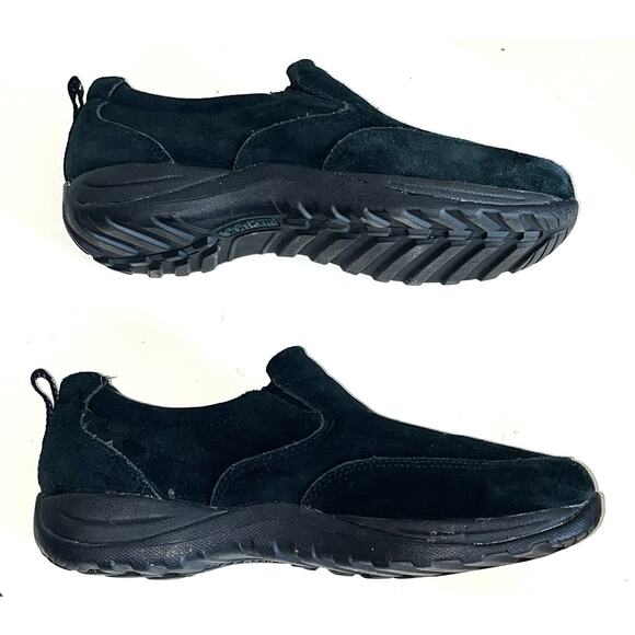 LL Bean Mens Size 9 Black Nubuck Leather Duck Moc Boot Shoes 254540 - Picture 5 of 9